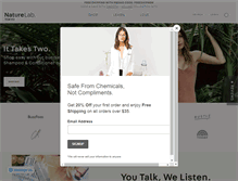 Tablet Screenshot of naturelab.com